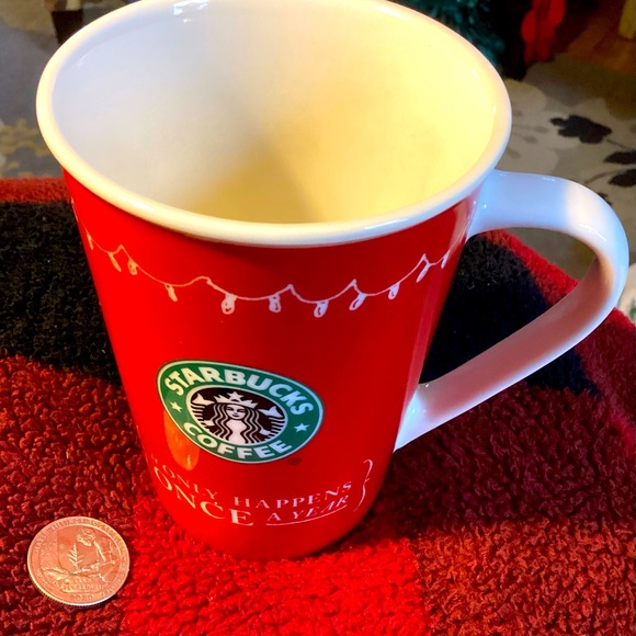 🎄Starbucks Christmas coffee cup (china) + cute little tree ornament (plastic). - Picture 3 of 10